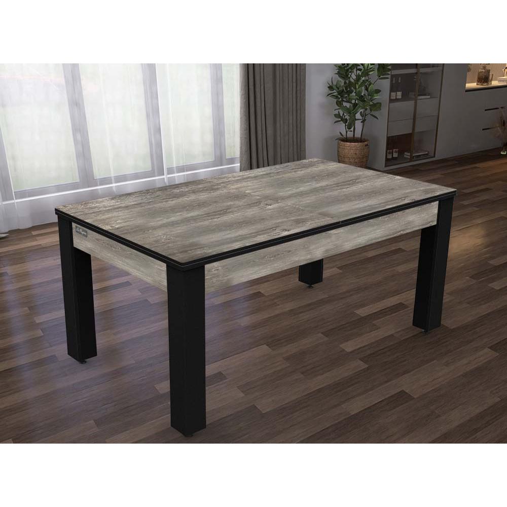 Billard convertible table 6 personnes texas + plateau dinatoire