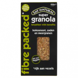 Eat Natural Super granola met kokosnoot, zaden en meergranen