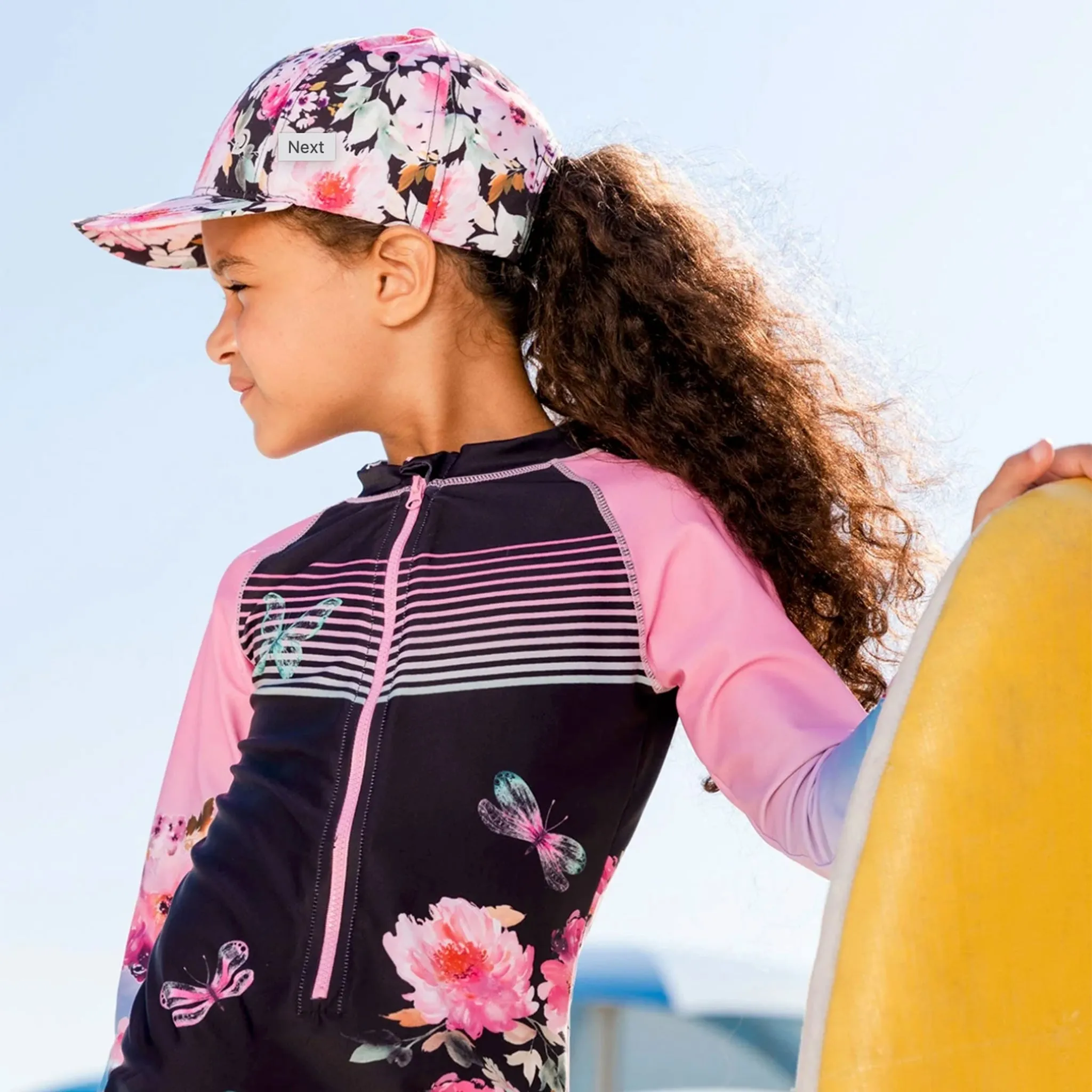 Deux par Deux Casquette Fleurs 3-12ans