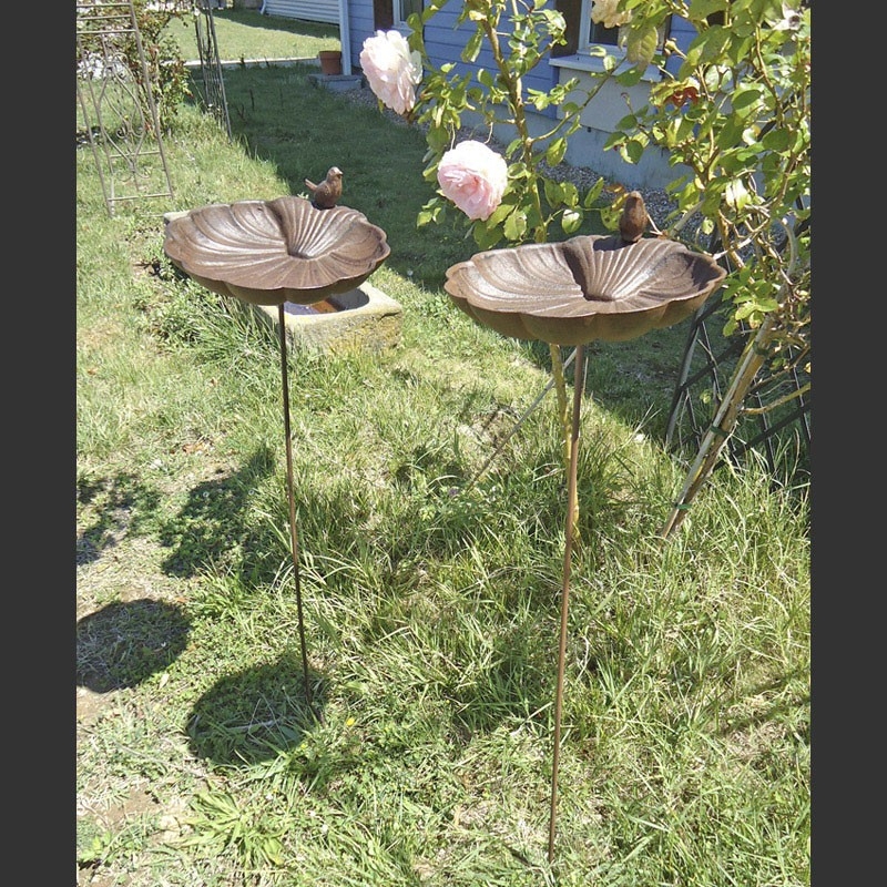 Mangeoire oiseaux coquille 105x27cm