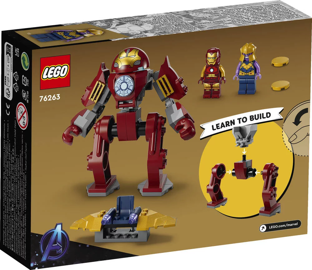 LEGO®MARVEL SUPER HEROES™ 76263 - LA HULKBUSTER D'IRON MAN CONTRE THANOS
