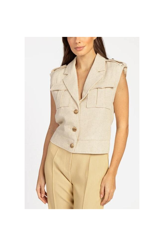 Aaiko beige dames gilet