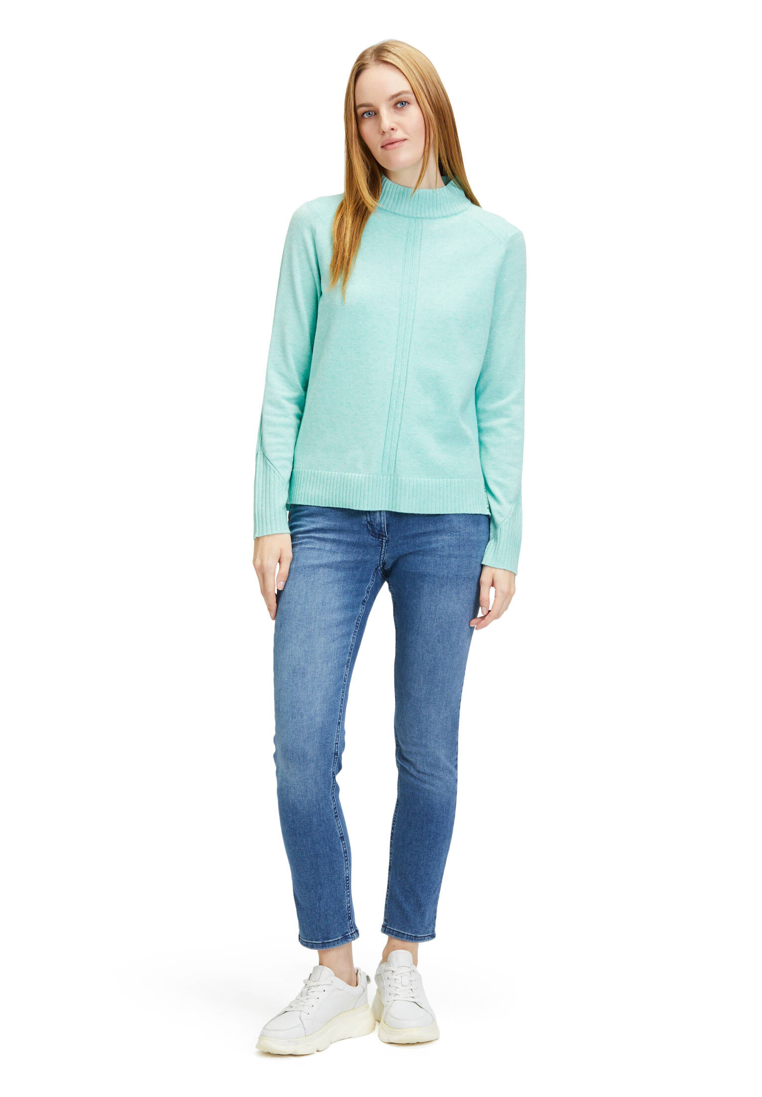 Betty Barclay| Damen Feinstrickpullover mit Rippenstruktur