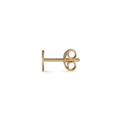 Jane Kønig  Reflection Stud Halfmoon ørering - Forgyldt