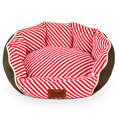 Freezack Hundebett Open Casadei rot/weiss S 50x40x15cm