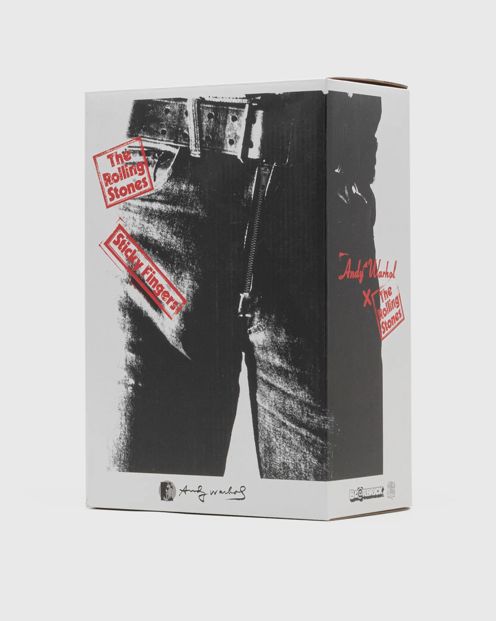 MEDICOM BEARBRICK 1000% ANDY WARHOL X THE ROLLING STONES STICKY FINGERS