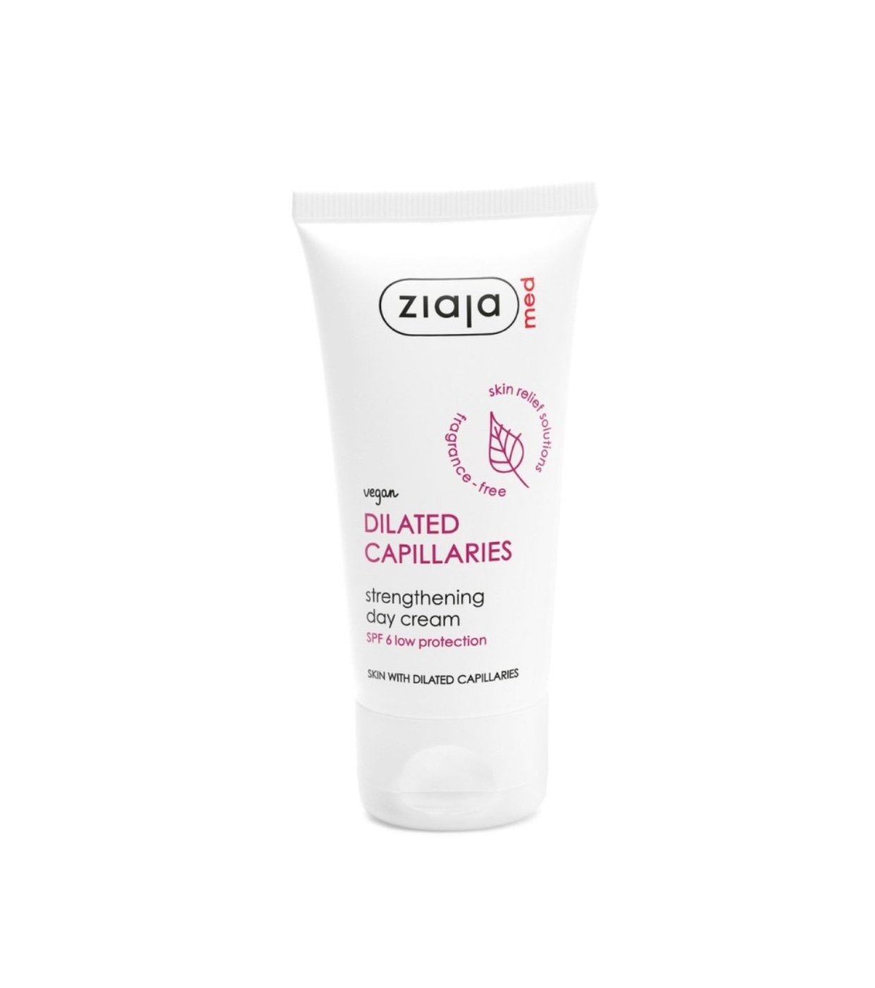 Ziaja Med - *Capilares Dilatados* - Creme facial diurno fortalecedor FPS 6
