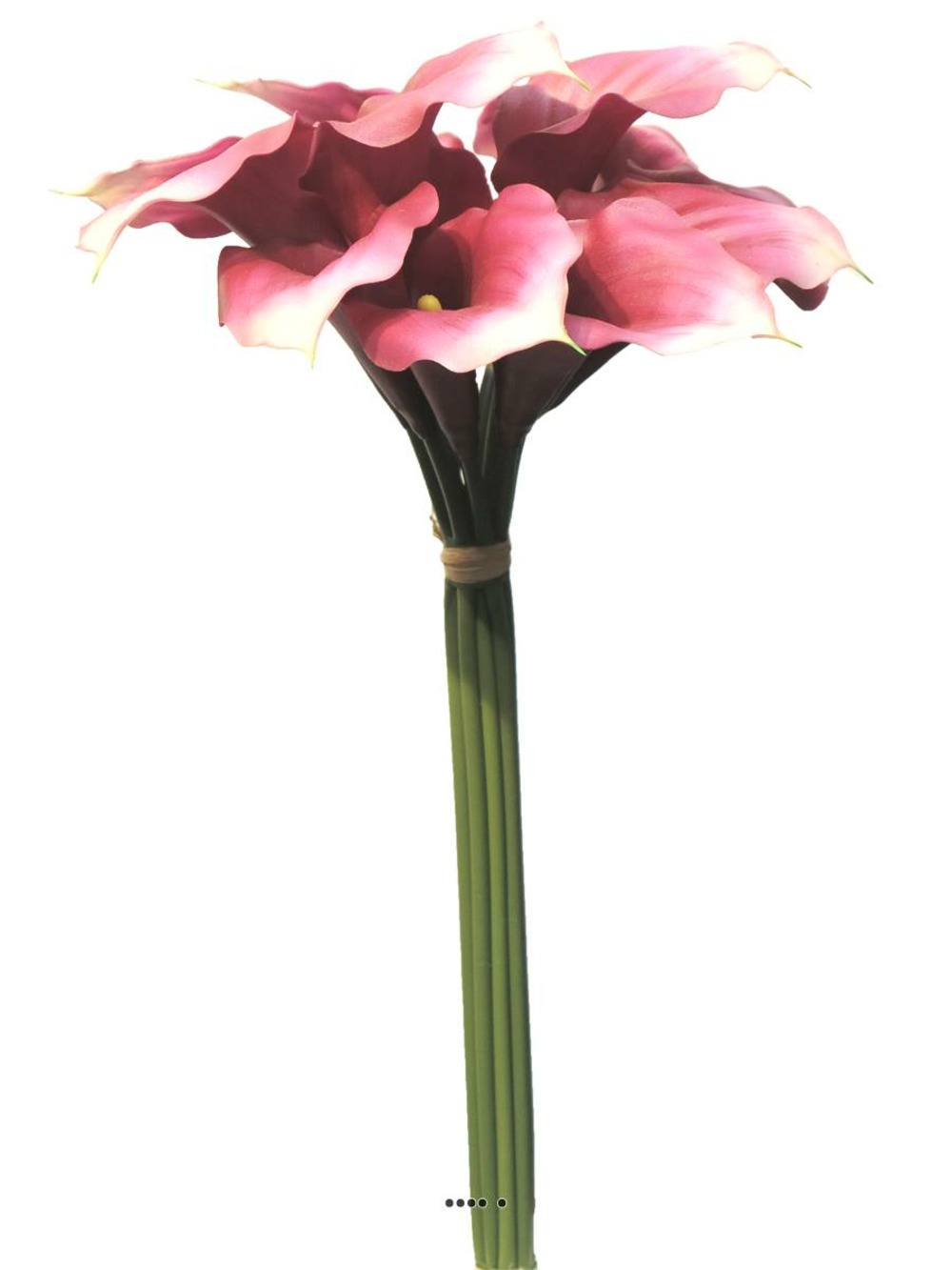 Bouquet d’arum calla artificiel, 12 têtes, h 45 cm rose fushia - best - co