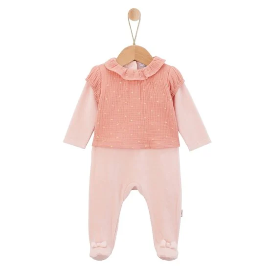 Petit Cocon Pyjama   Imprimé Doré        de               P'tit bisou