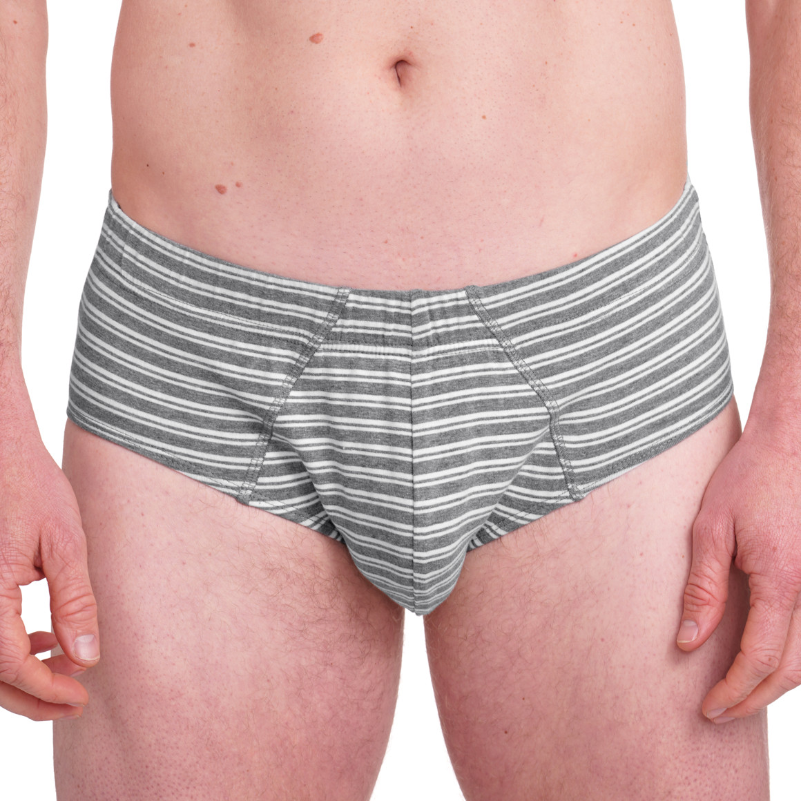 VanVaan Herren Slip mit Streifen dunkelgrau