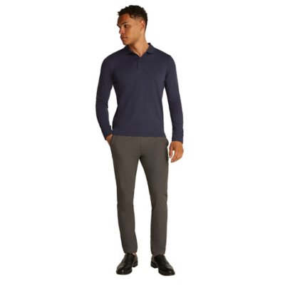 Polo à manches longues homme Coton Slim CALVIN KLEIN