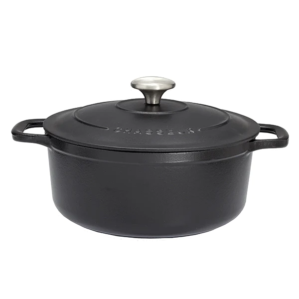 Cocotte Sublime fonte rond 6,1 L 28 cm noir Chasseur