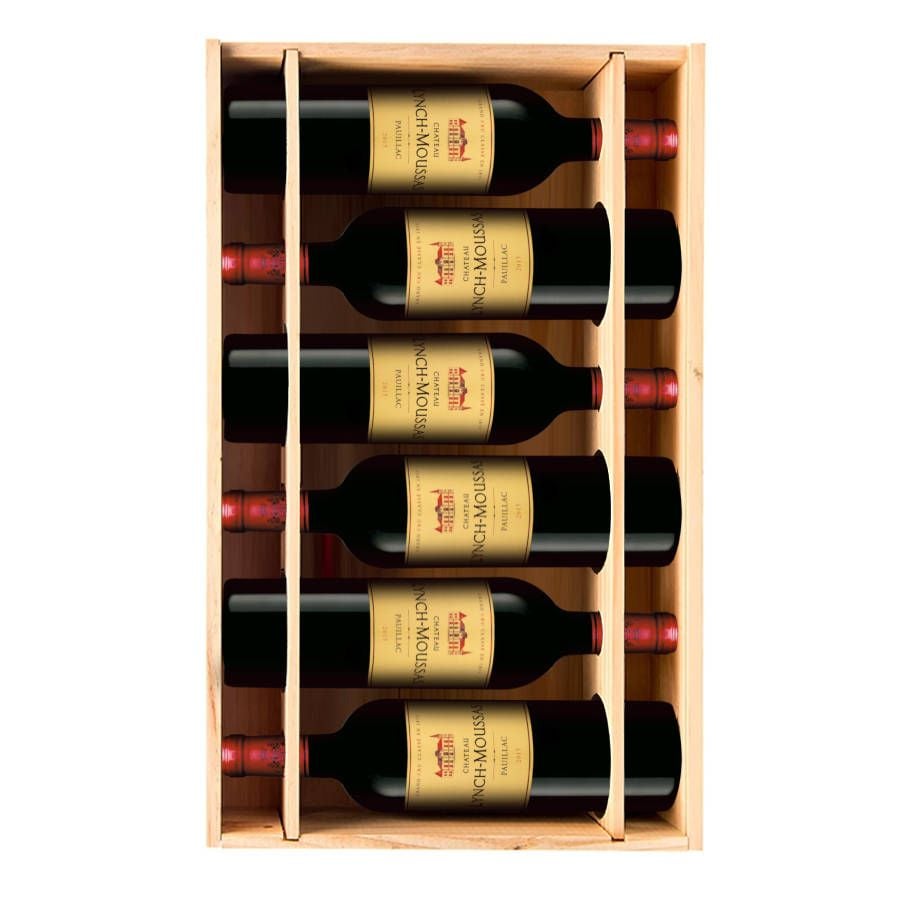 Château Lynch Moussas 2017 - 6 bouteilles & Caisse bois
