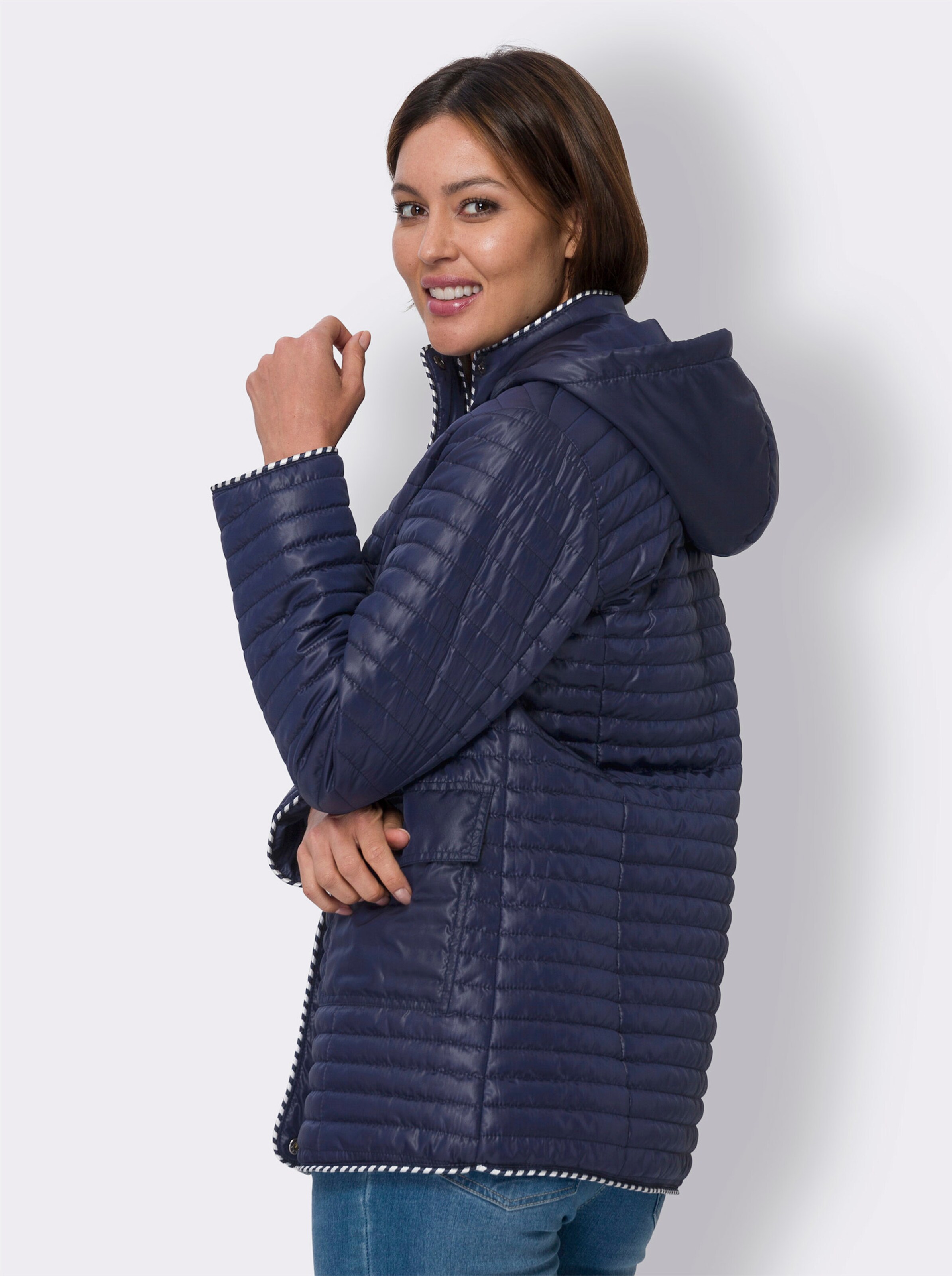 Steppjacke gefüttert und wattiert