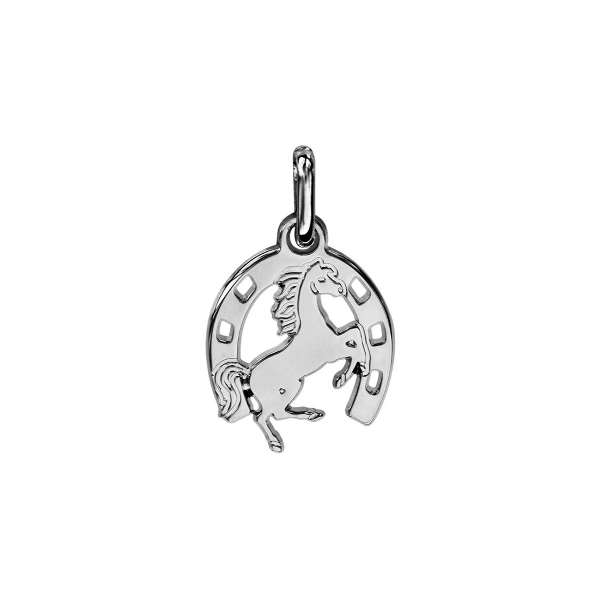 Pendentif Fer à cheval et Cheval