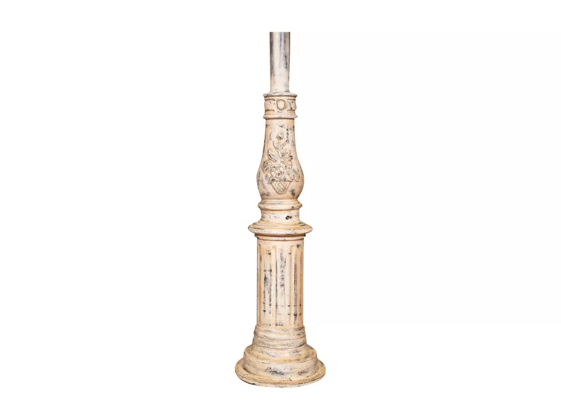 BISCOTTINI Colonne - Colonne en Fonte Finition Antique - Décorative - Jardin - Extérieur - Sculpture -Décoration de Jardin - 30x30x250cm