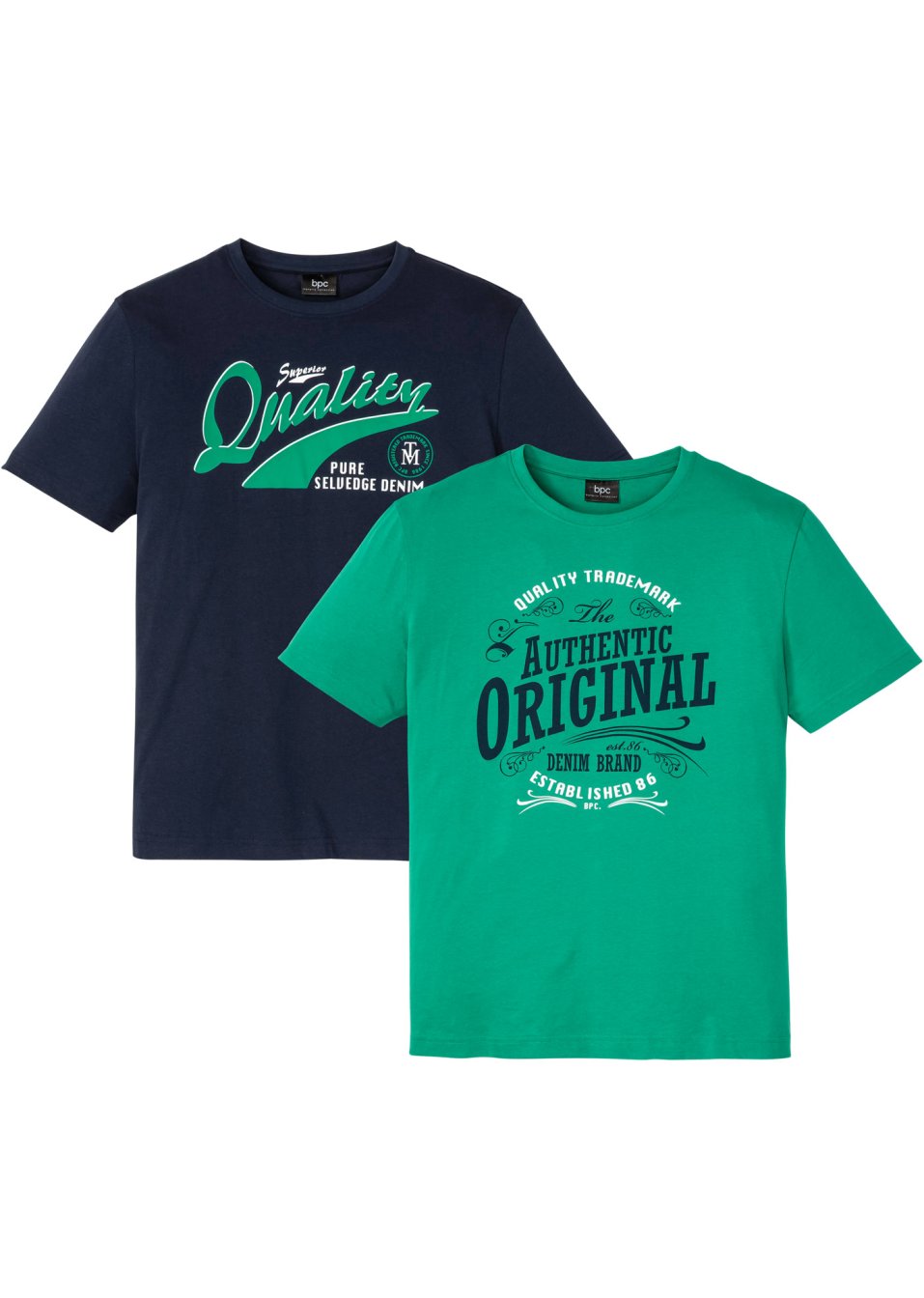 Lot de 2 T-shirts confort