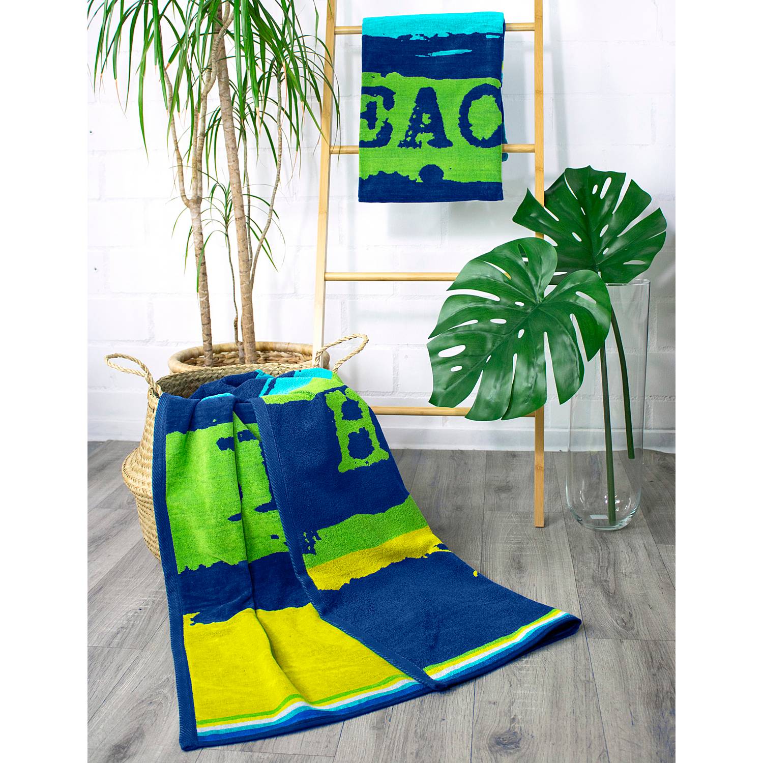 Velours Strandtuch