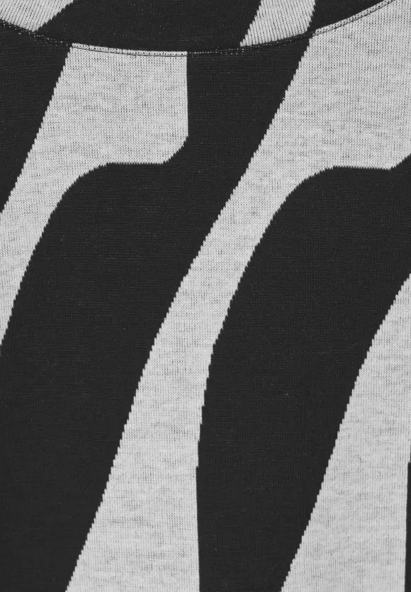 Shirt mit Print - Black