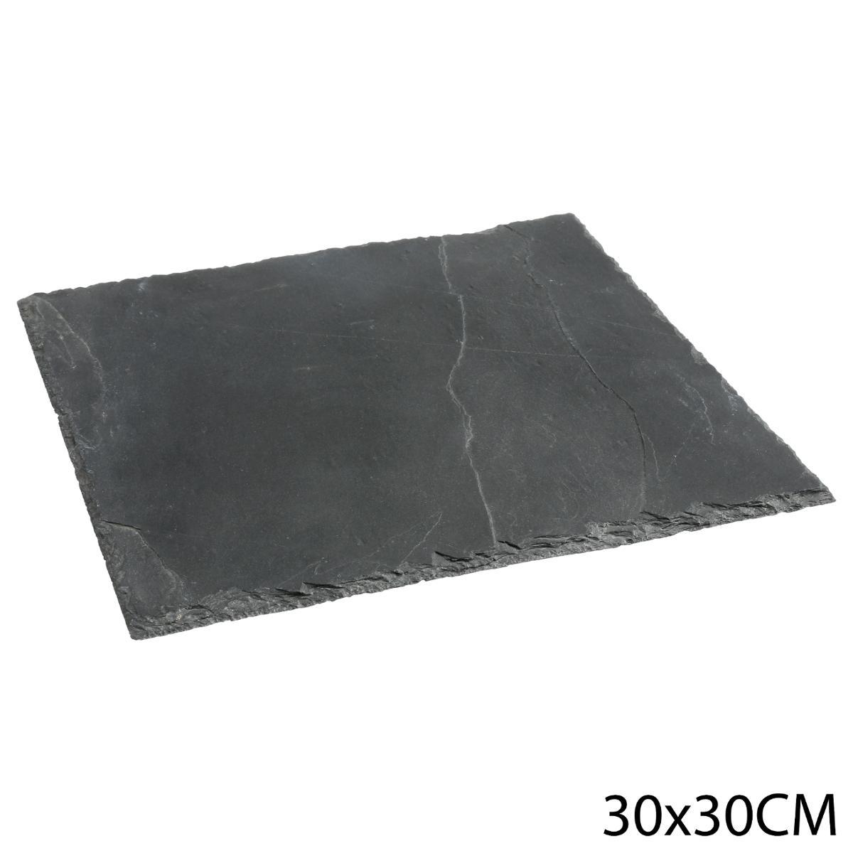 ASSIETTE ARDOISE 30X30CM