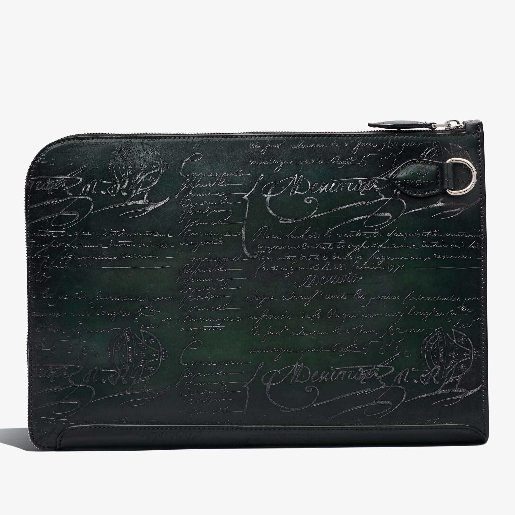 Pochette Nino Tgm En Cuir Scritto
