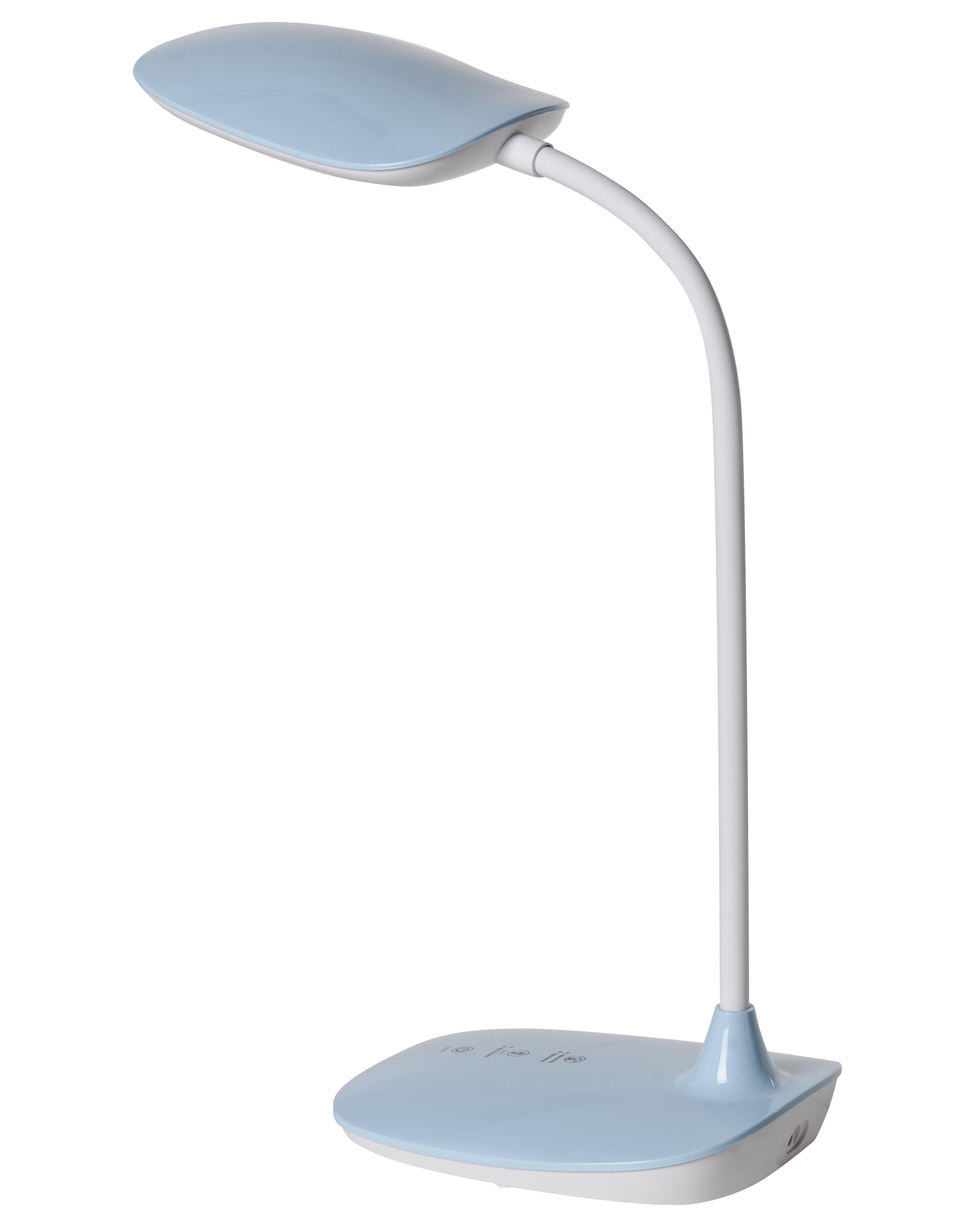 LED bureaulamp HYDRA met dimmer Lichtblauw