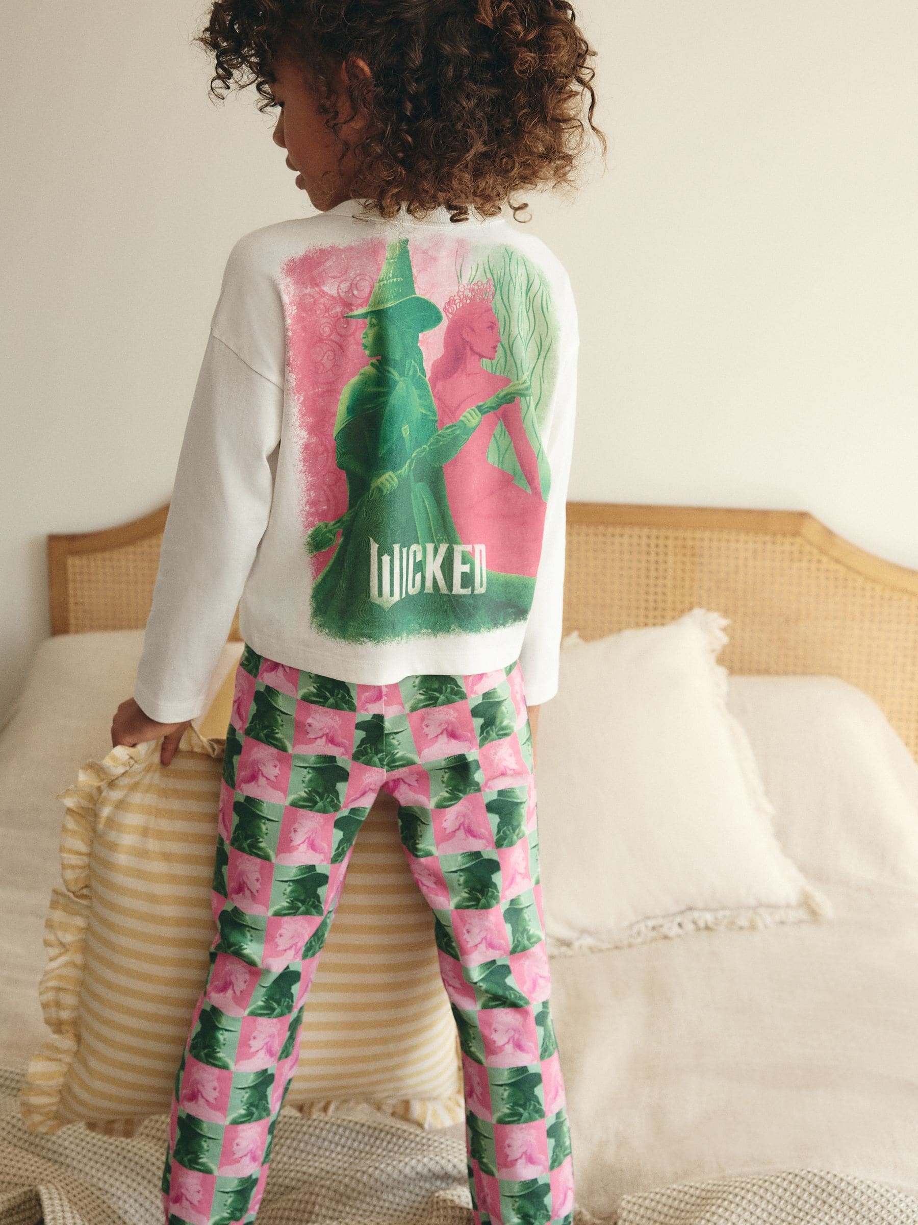 Roze/groen - Wicked-pyjama (5-16jaar)