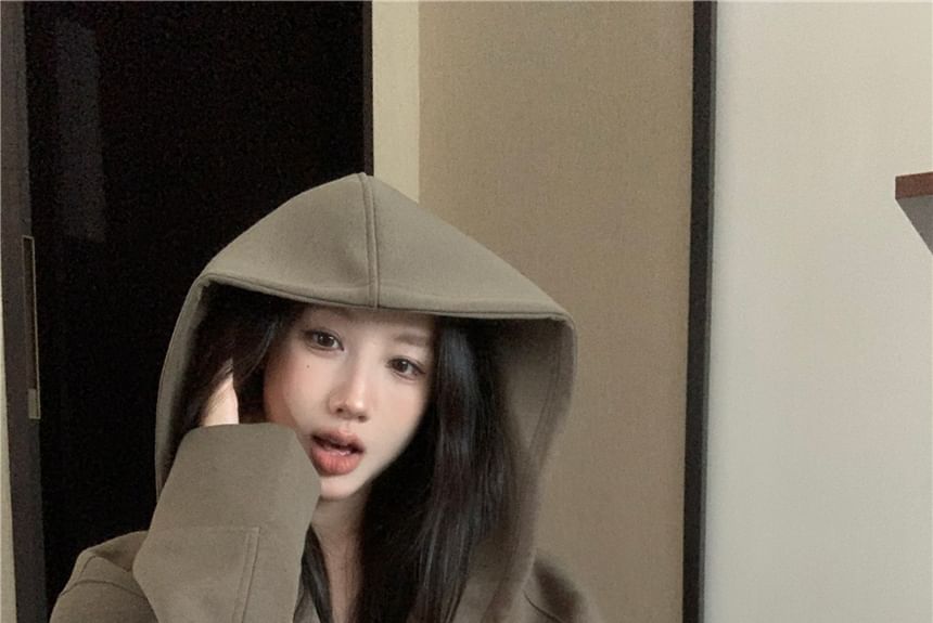Beem - Effen hoodie met rits