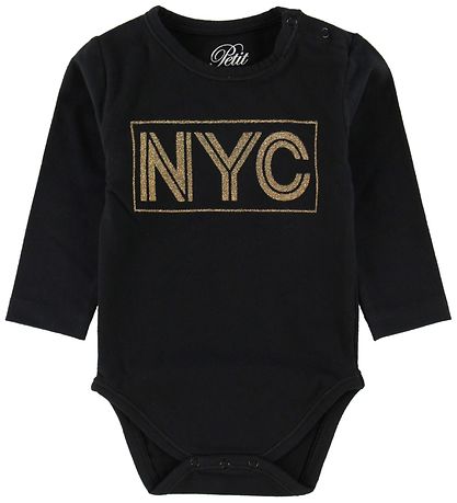 Petit by Sofie Schnoor Body L/æ - NYC - Schwarz m. Glitzer