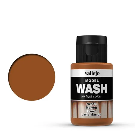 Vallejo Model Wash 776513 - Braun, 35 ml