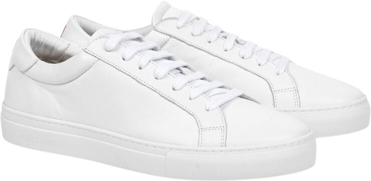 Les Deux Theodor Leather Sneaker Hvid