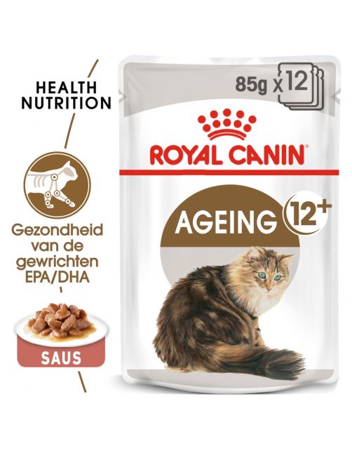 Royal Canin Ageing +12 - In Gravy - Kattenvoer - 85 g Bonuspack