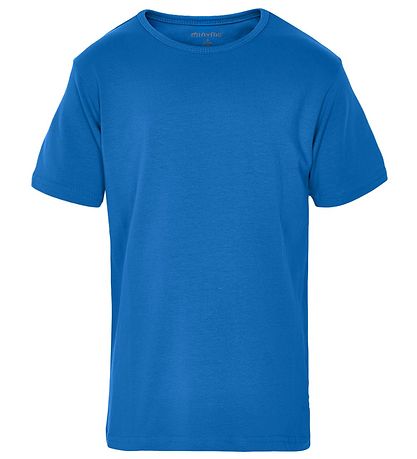 Minymo T-Shirt - 2er-Pack - Blau/Grau