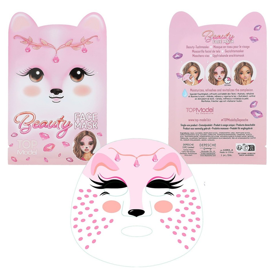 TOPModel - 3 x Face Mask Animal BEAUTY and ME