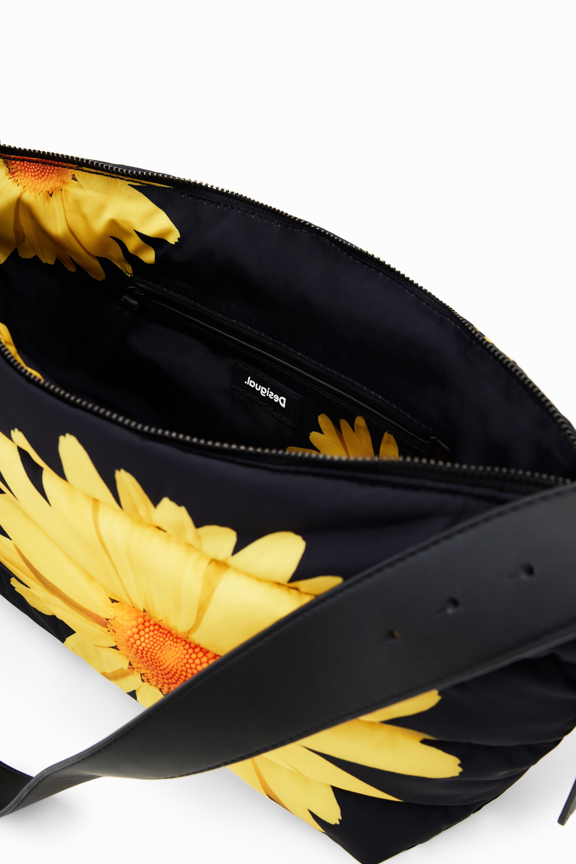Grand sac à bandoulière fleuri M. Christian Lacroix