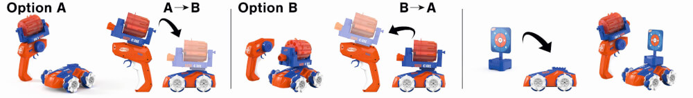CARRERA RC - 2,4GHz Nerf™ Blasting Car