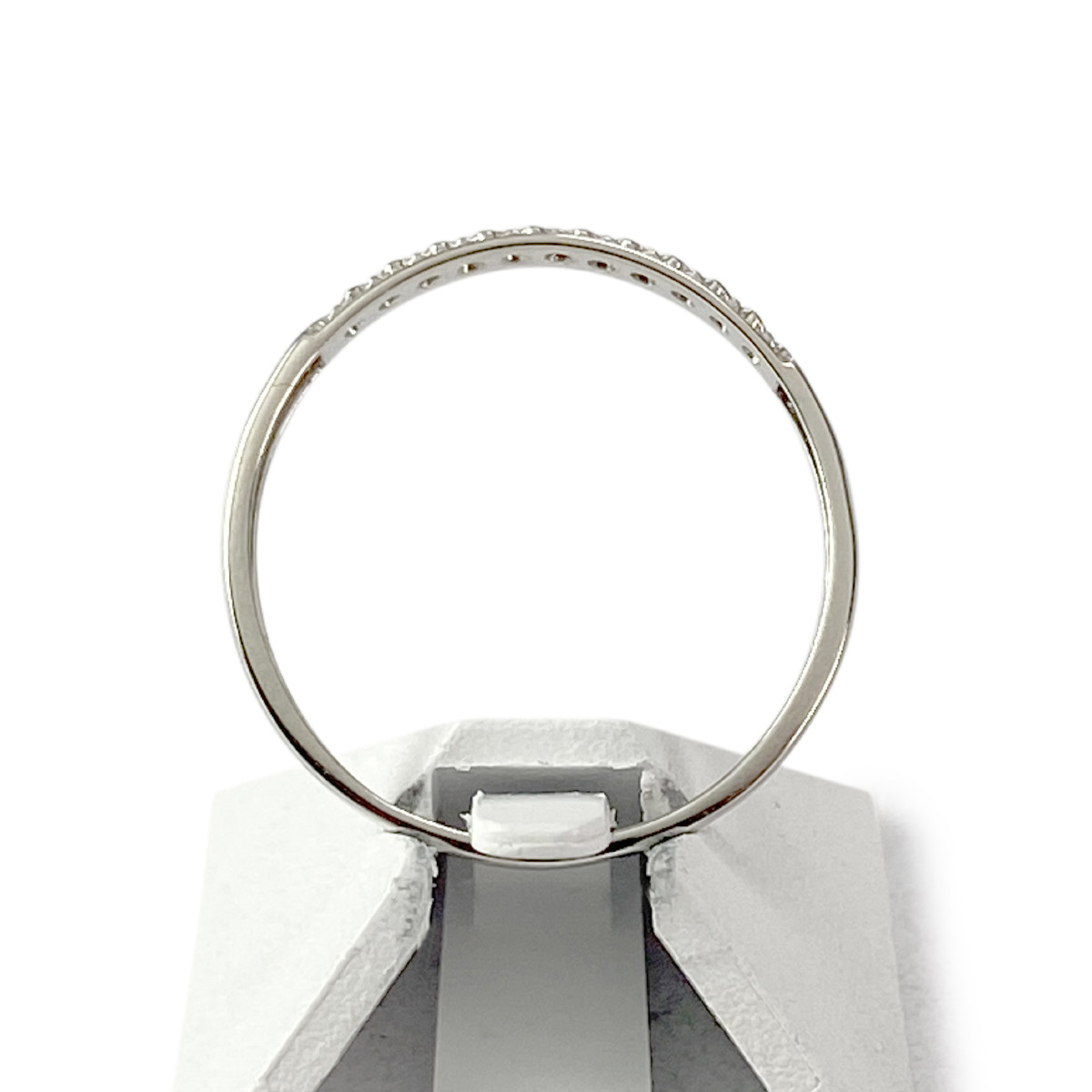 Bague d'occasion or 375 blanc diamants