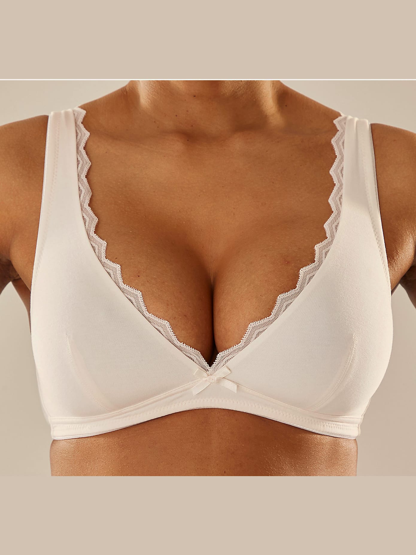 Soutien-gorge bralette féminin en coton agréable