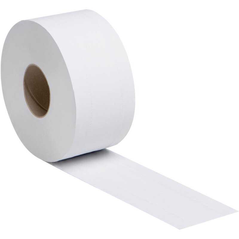 Papier toilette Mini Jumbo double épaisseur Bruneau - 12 rouleaux de 175 m