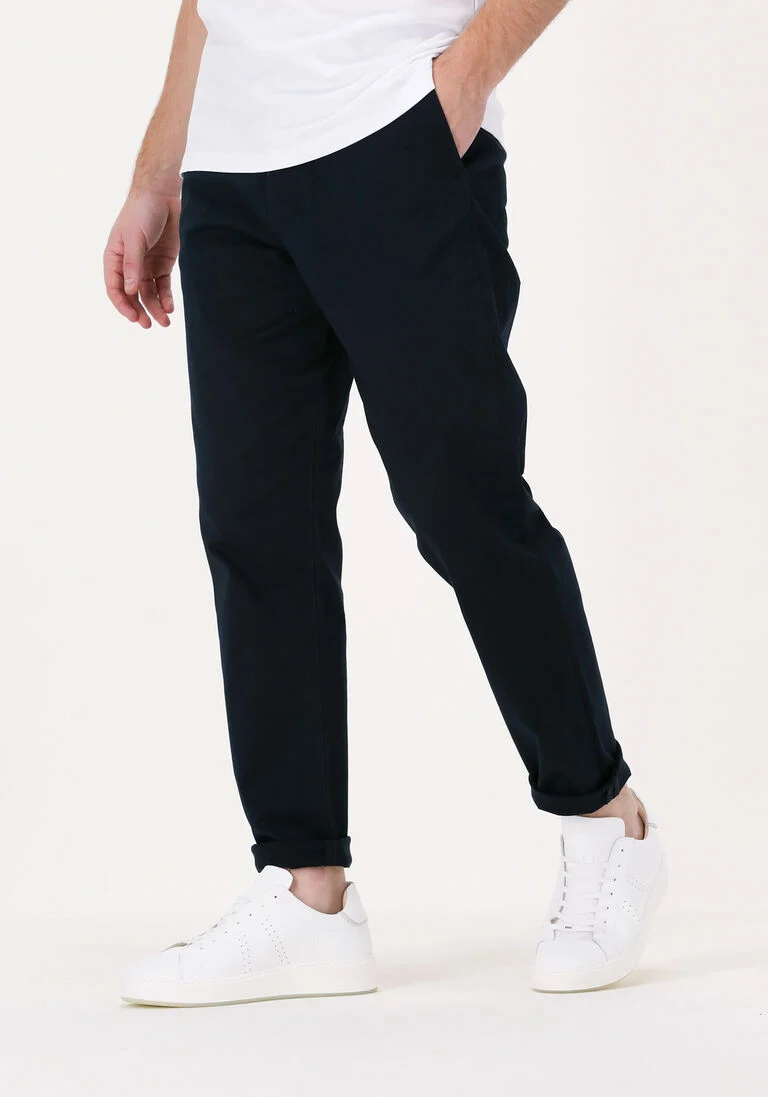 SELECTED HOMME donkerblauwe selected homme chino slhslimtape-repton 172 flex pa