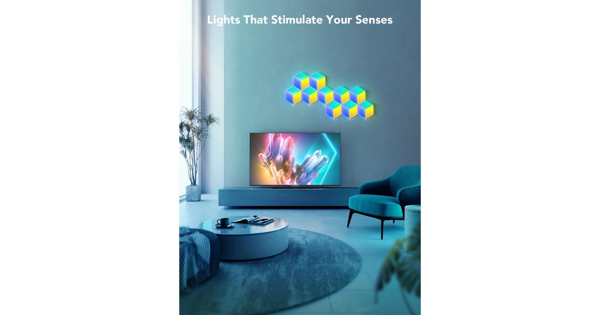 GoveeH6066 Glide Hexa Pro LED Light Panels - 10-pack sfeerverlichting  (RGBIC)