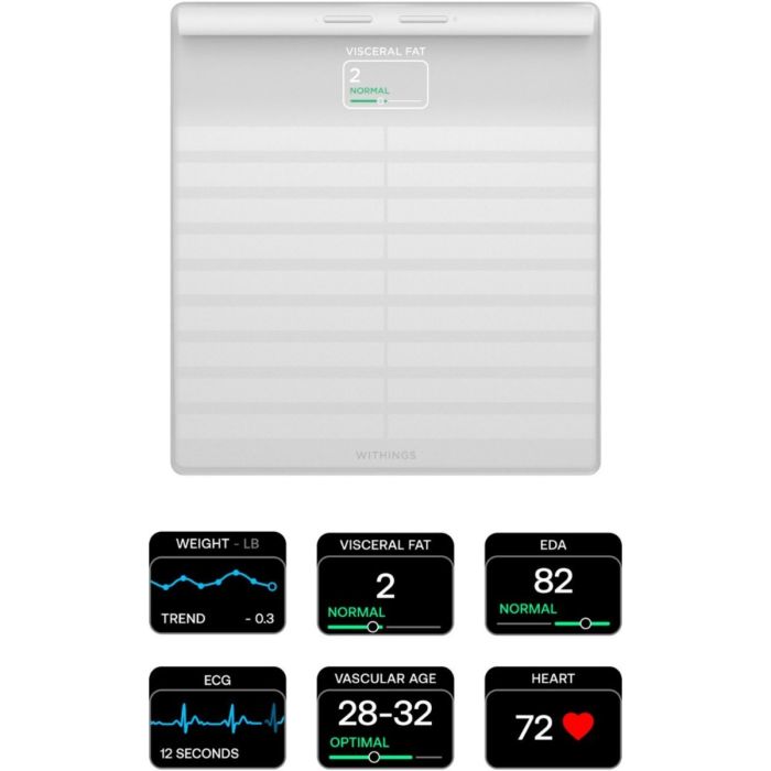 Withings Unisex Personvægte Body Scan Hvid