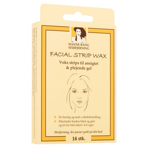 Hanne Bang Facial Strip Wax, 16 strips