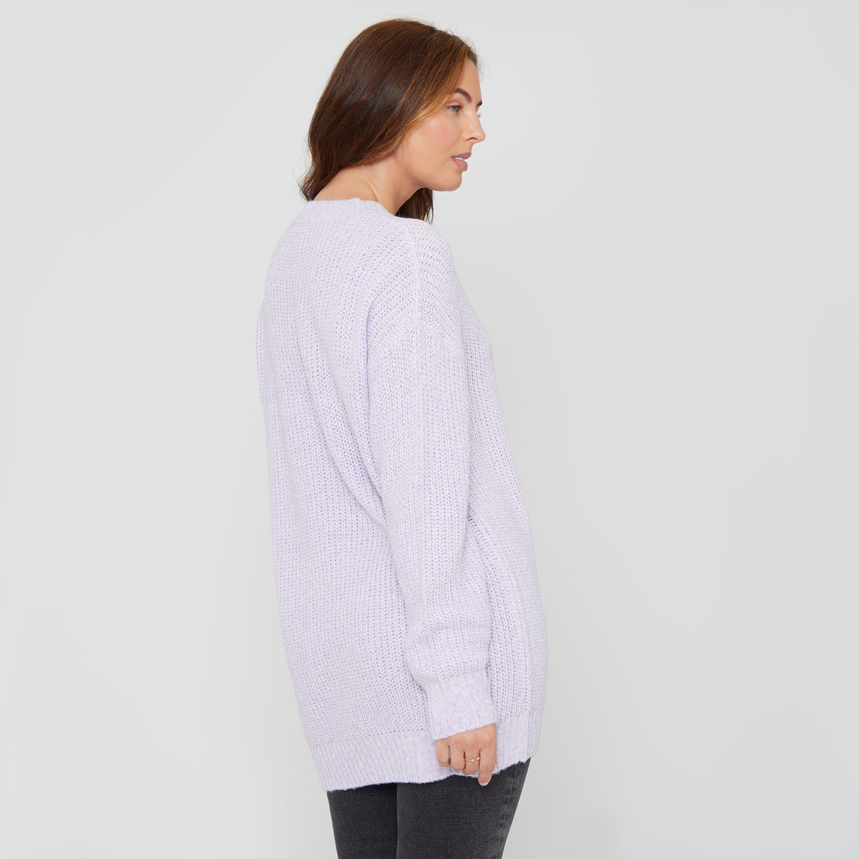 Be You Cosy V Neck Stretch Jumper Ld00