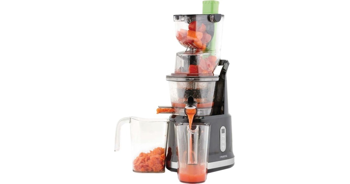 Princess202045 Slowjuicer Easy Fill sapcentrifuge  (Zwart)