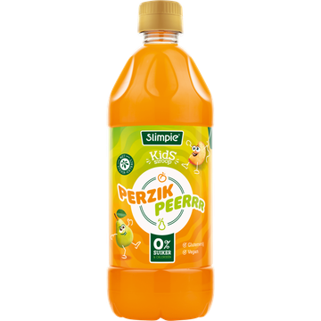 Slimpie Kids Siroop Perzik Peerrr Smaak 580 ml