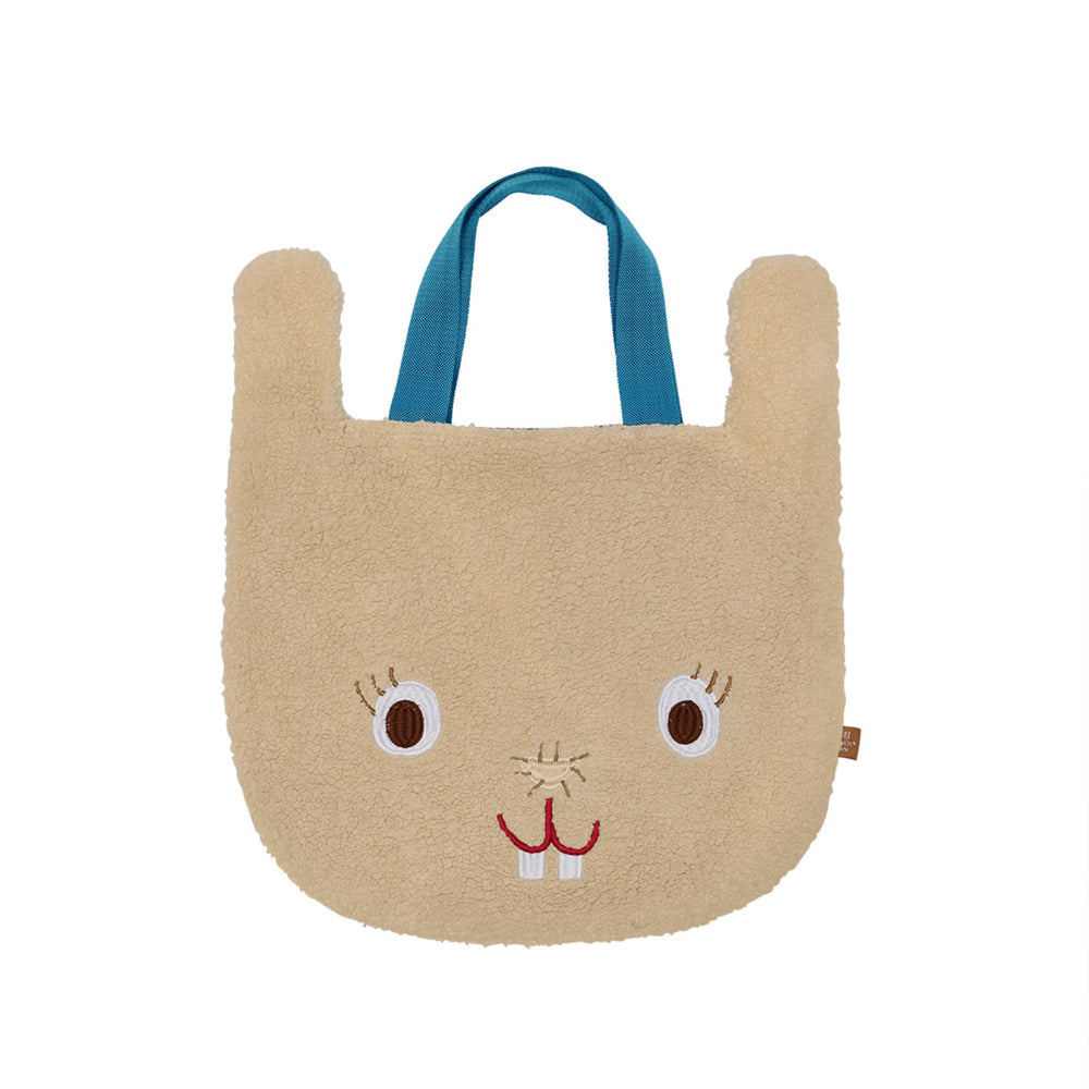 Køb OYOY Clay/Blue Darling Rabbit Tote Taske