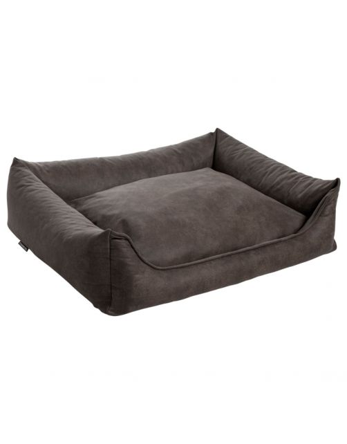 Maxxnobel Orthopedische Sofa Lederlook\/Teddy Olijfgroen - Hondenbank