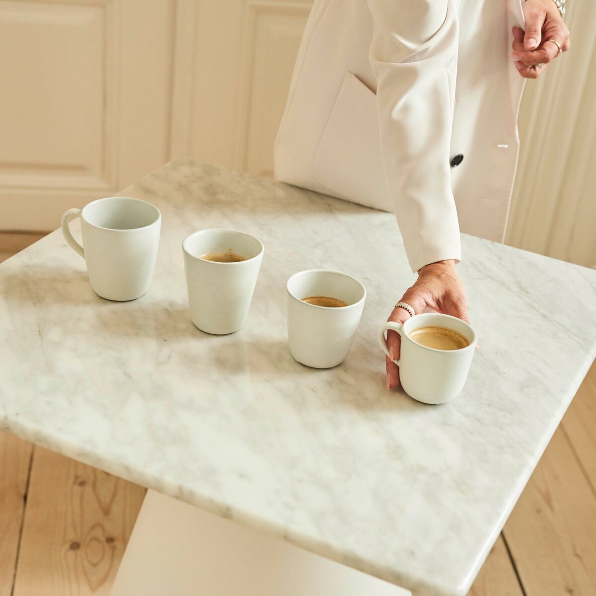 RAW Kaffekopp 20 cl, Arctic White 6 pk