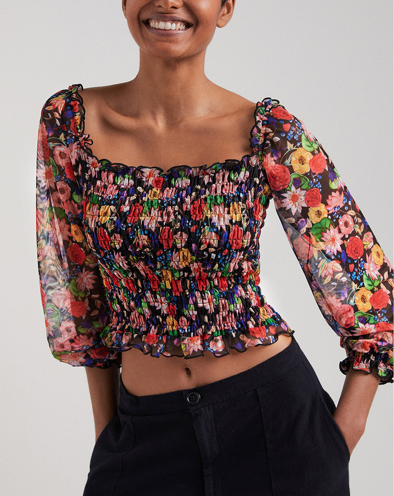 Desigual Top Adelaide multicolore